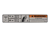 1704096 Decal, Dual Cap (Dom1) | JLG